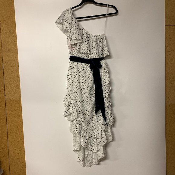 - NEW MARIANNA SENCHINA One Shoulder Dress Ruffle BX2 - Picture 4 of 7